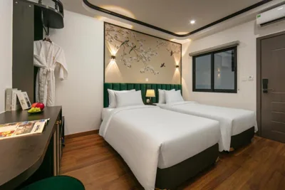 Chambre lits jumeaux Deluxe — Hanoi Grandeur Hotel & Spa